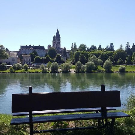 Tournus Belle Maison Vue Sur Saone Buitenkant foto